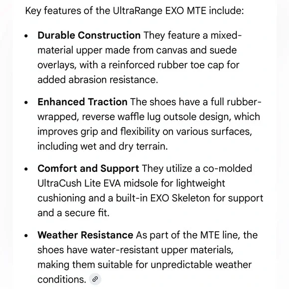 Vans UltraRange EXO MTE-1 Mountain Edition Black White All weather Sneakers M8 - Picture 13 of 14